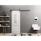 Sartodoors Sturdy Barn Door 42 x 80in, White Silk W/ Frosted Glass, 8FT Rail Hangers Heavy Hardware Set LUCIA8822BD-B-WS-42 - alternate 5